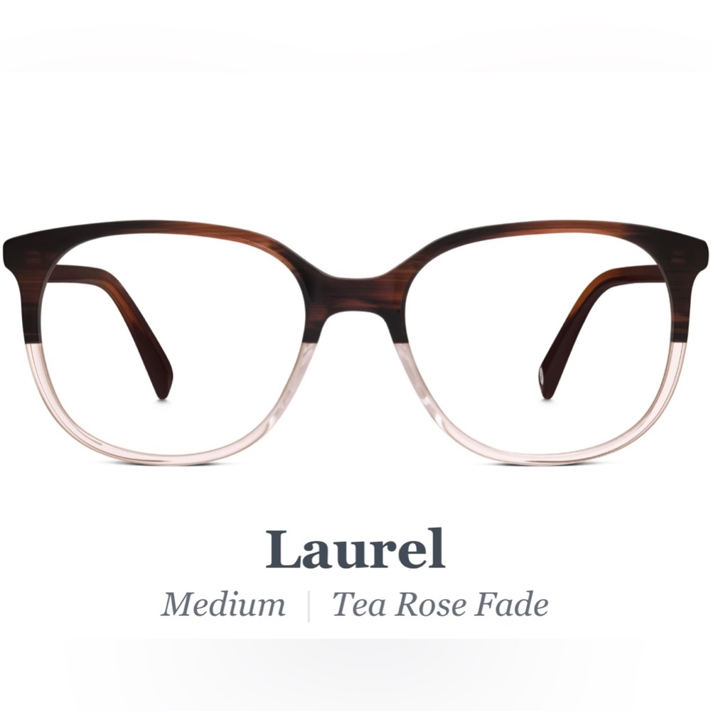 Warby Parker Laurel Frames Tea Rose Fade